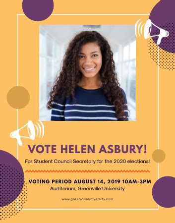 Create Free School Election Poster .